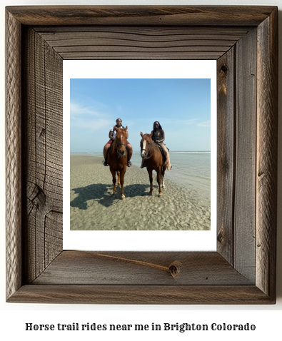 horse trail rides near me in Brighton, Colorado